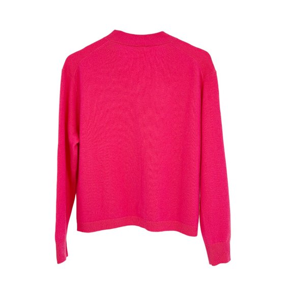 J.CREW Cashmere Patch-pocket Cardigan Sweater in Icy Rose - Picture 3 of 9